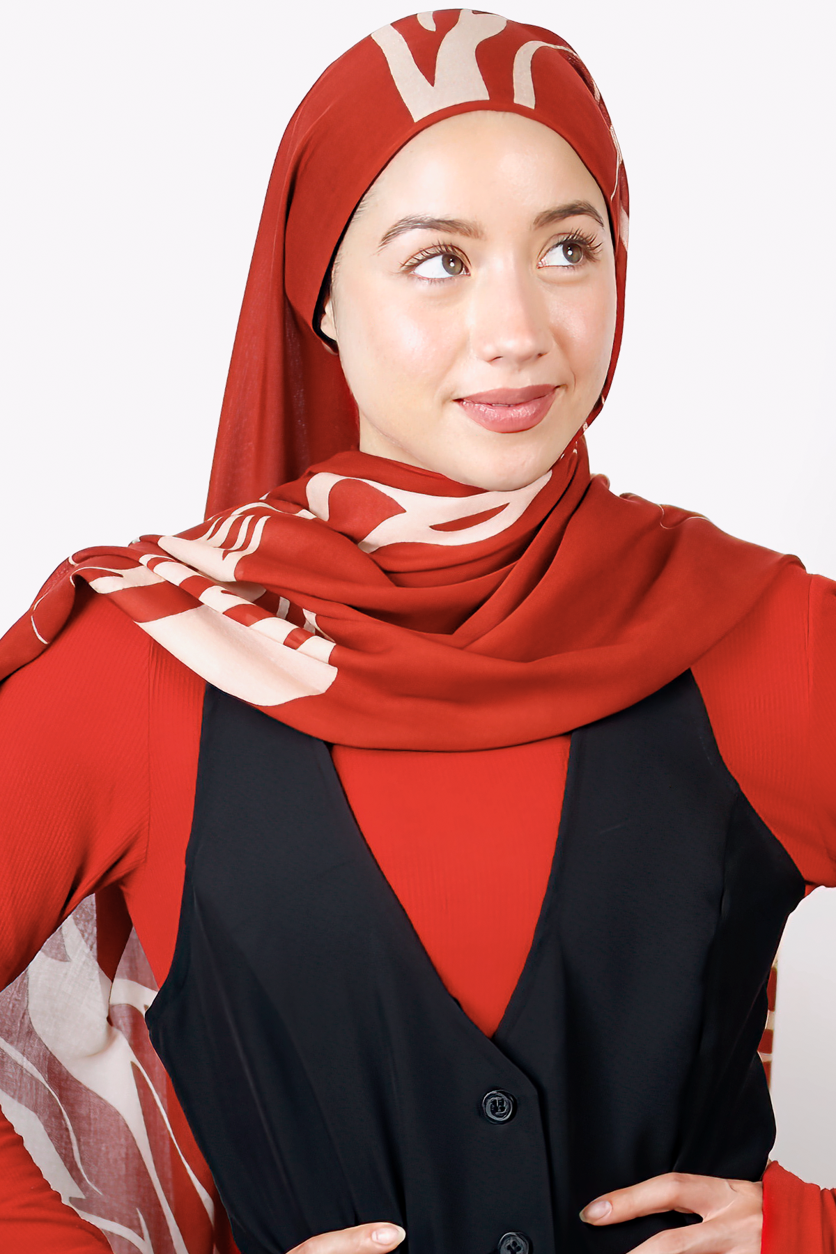 Modal Hijab - Rustic Terracotta