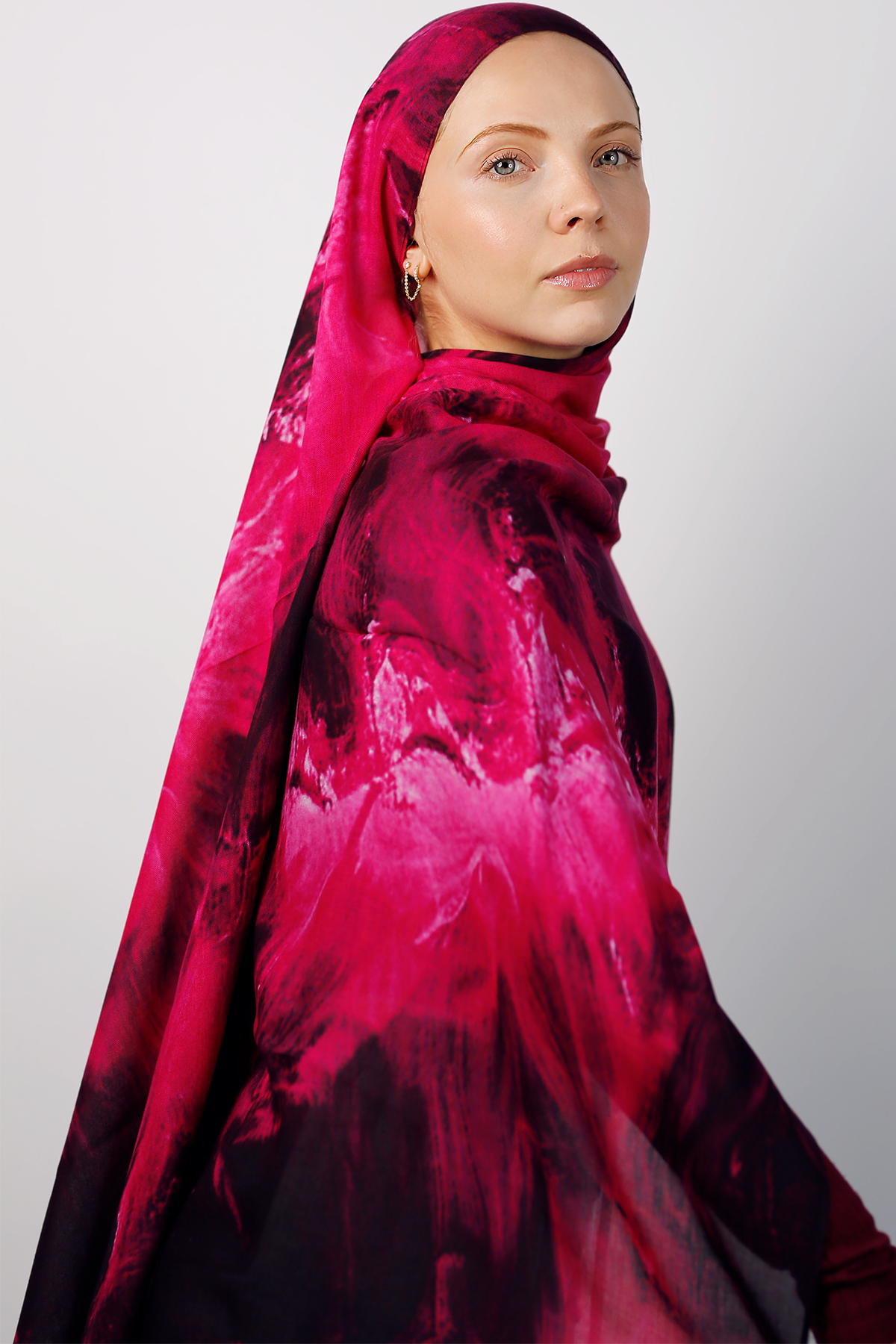 Modal Hijab - Electric Rose