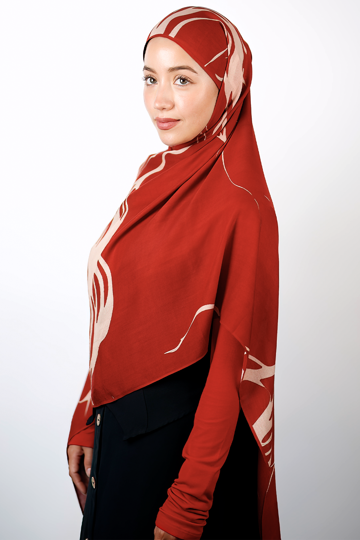 Modal Hijab - Rustic Terracotta