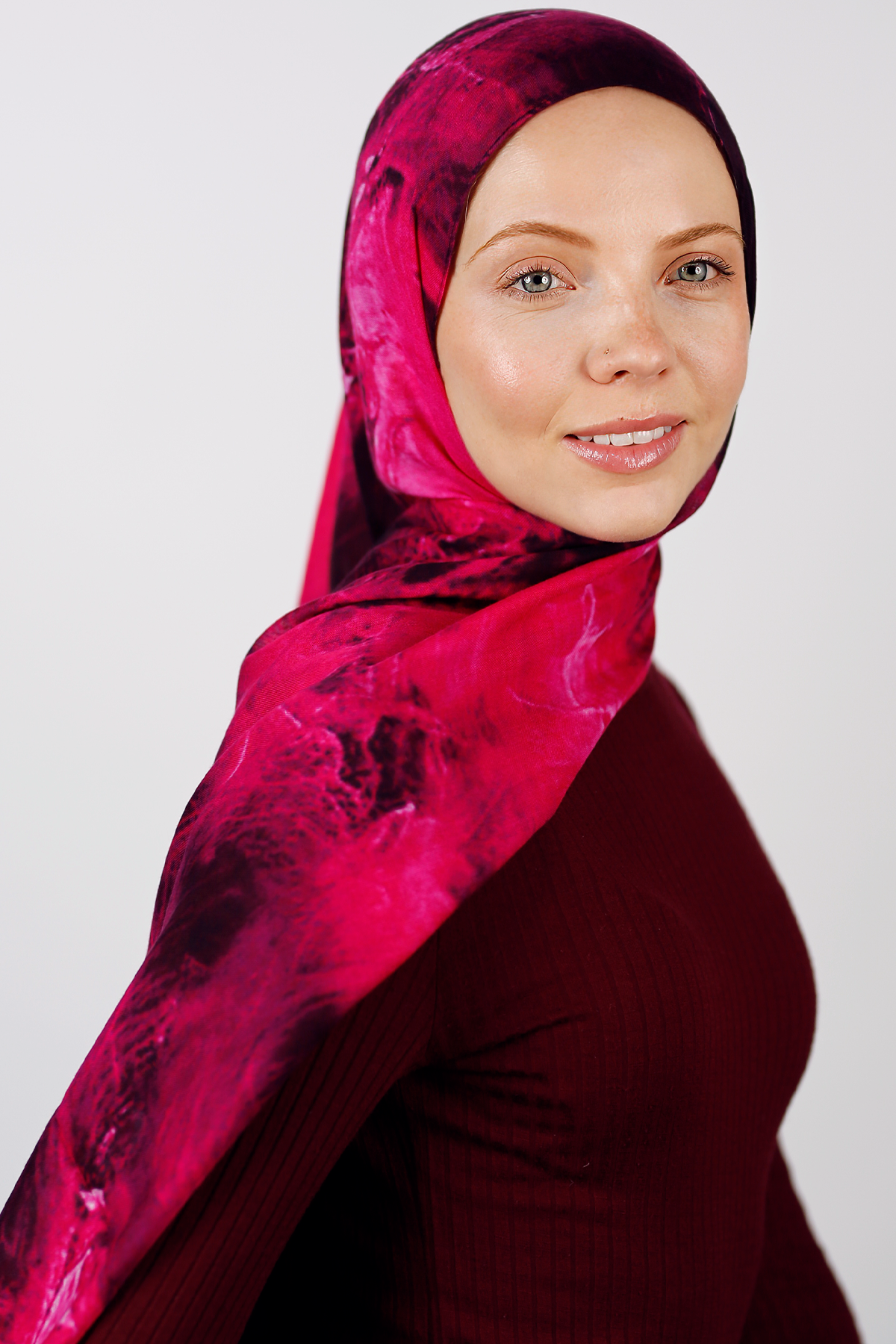 Modal Hijab - Electric Rose