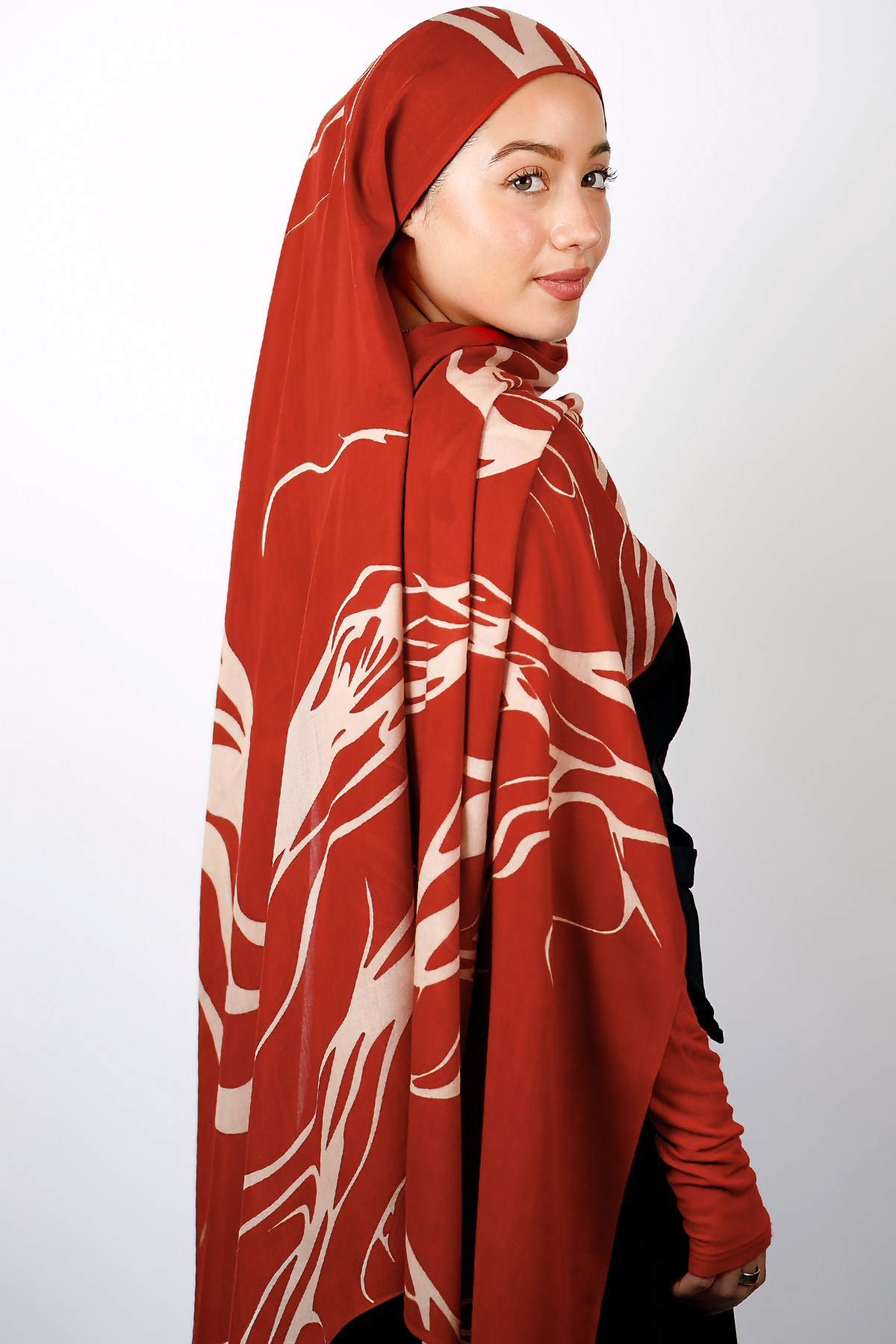 Modal Hijab - Rustic Terracotta