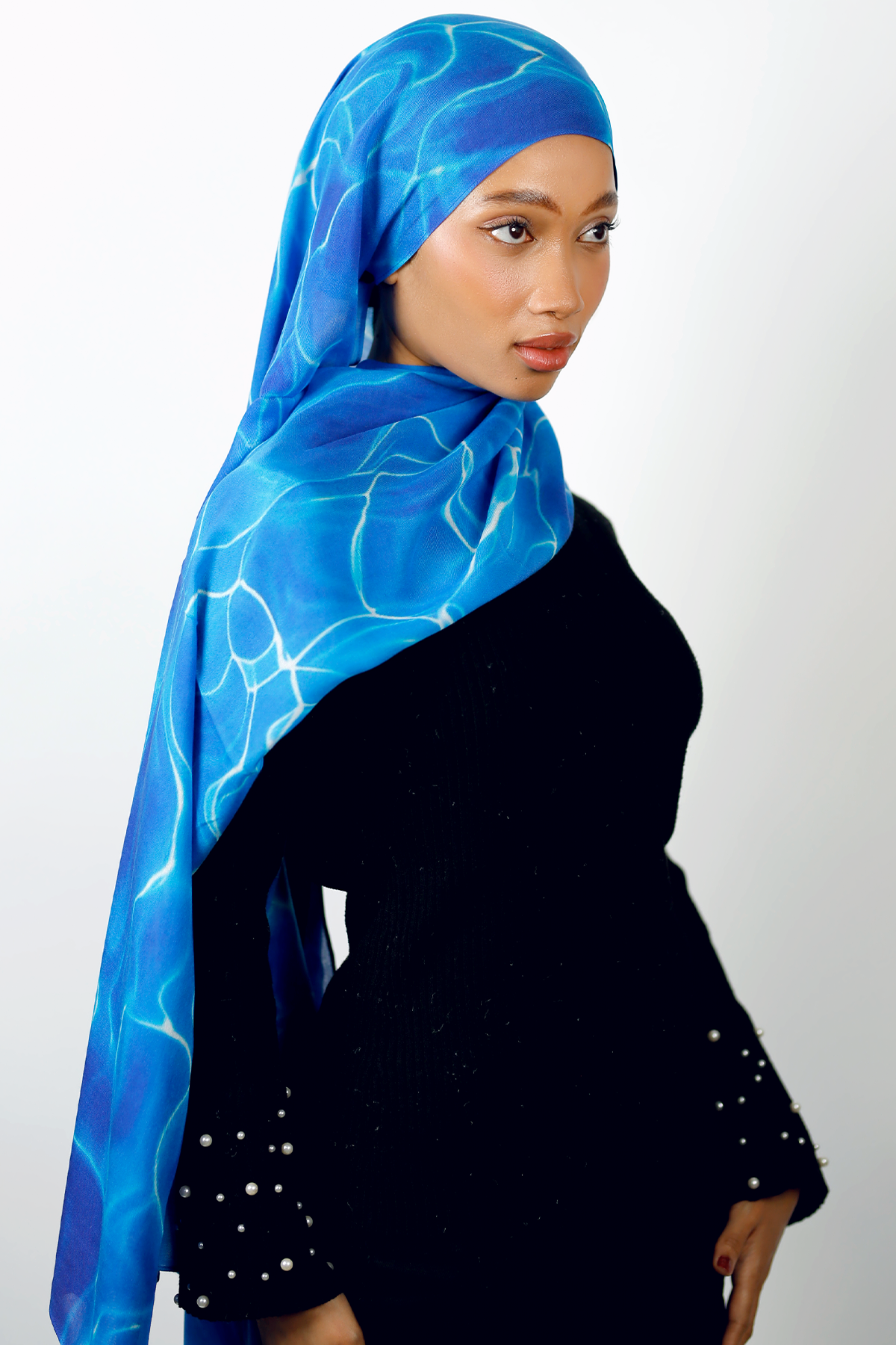 Modal Hijab - Aqua Wave