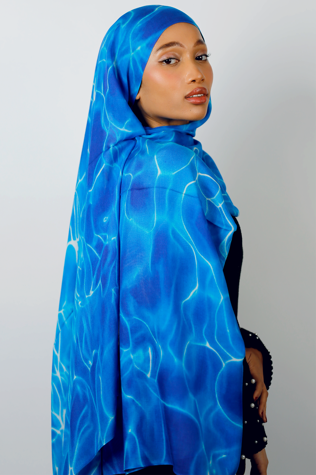 Modal Hijab - Aqua Wave